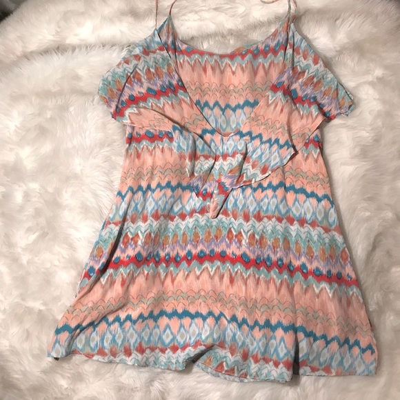 Threads 4 Thoughts Printed Low Back Mini Dress - Picture 6 of 8